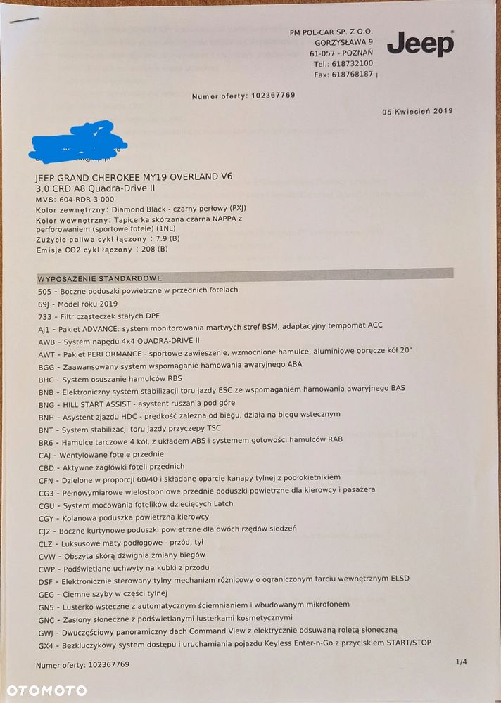 Jeep Grand Cherokee 3.0 CRD Overland - 17