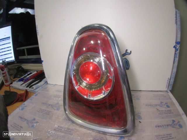 Farol Tras 725591105 MINI R56 2013 1.6I 75CV 3P PRETO ESQ ORIGINAL DANIFICADO - 3