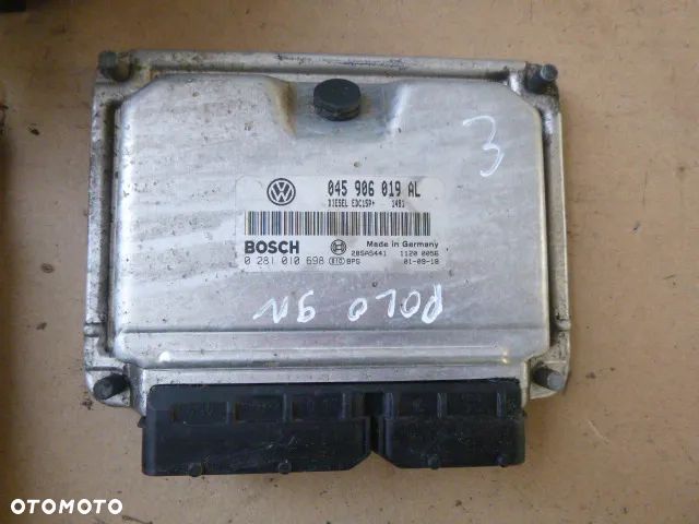 ZESTAW STARTOWY STACYJKA KOMPUTER IMMOBILIZER LICZNIK VOLKSWAGEN POLO 9N 1.4 TDI - 2