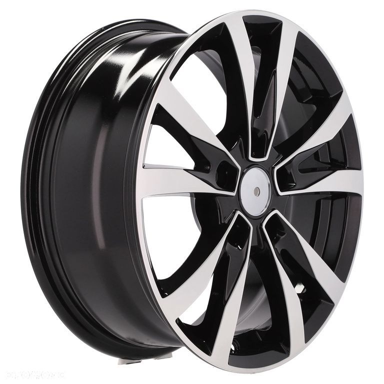 4x Felgi 16 5x112 m.in. do AUDI A3 8V 8P A4 A6 VW Caddy Golf Passat Tiguan T-ROC - BK533 - 5