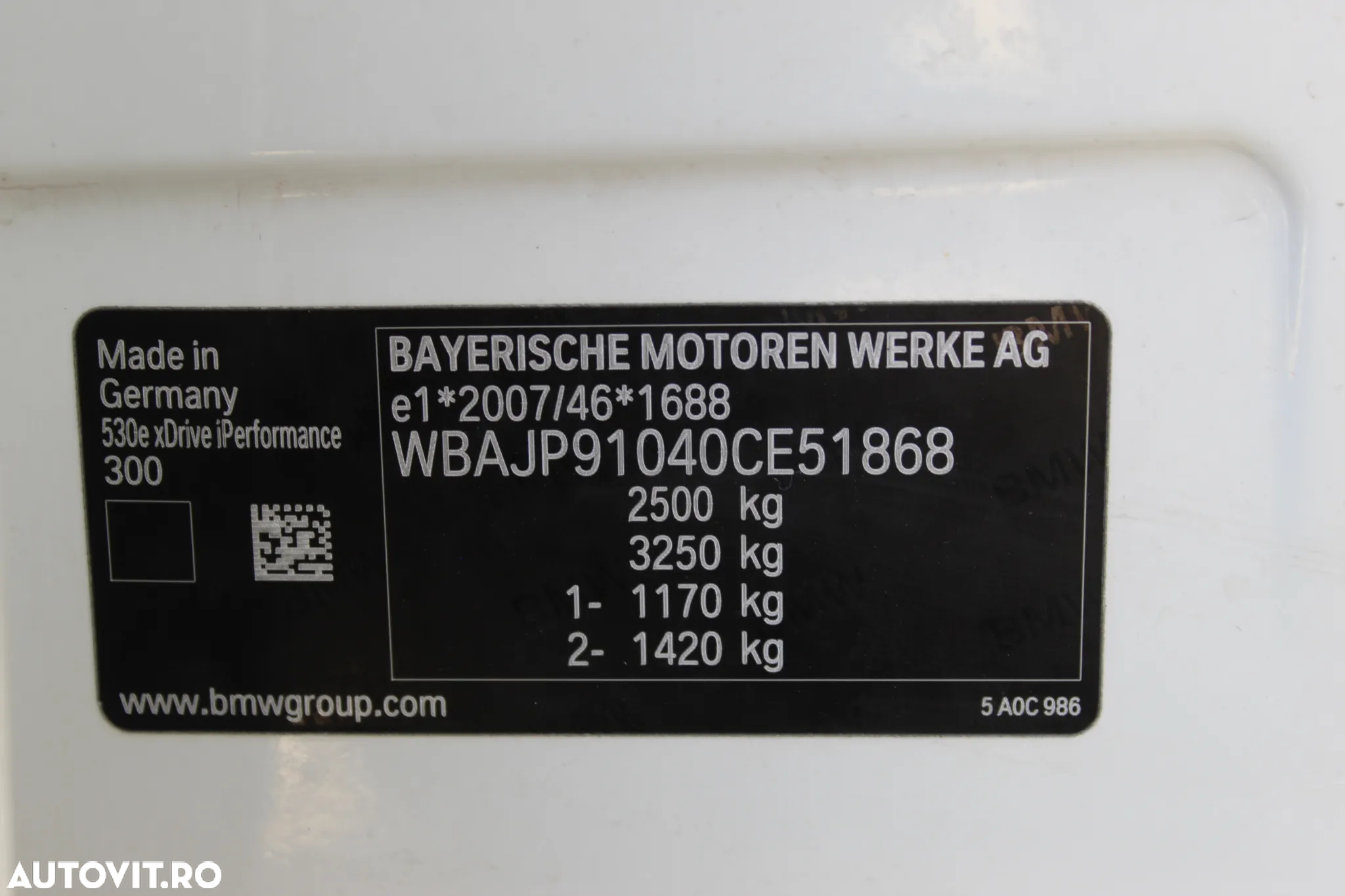 BMW Seria 5 530e xDrive AT PHEV - 40