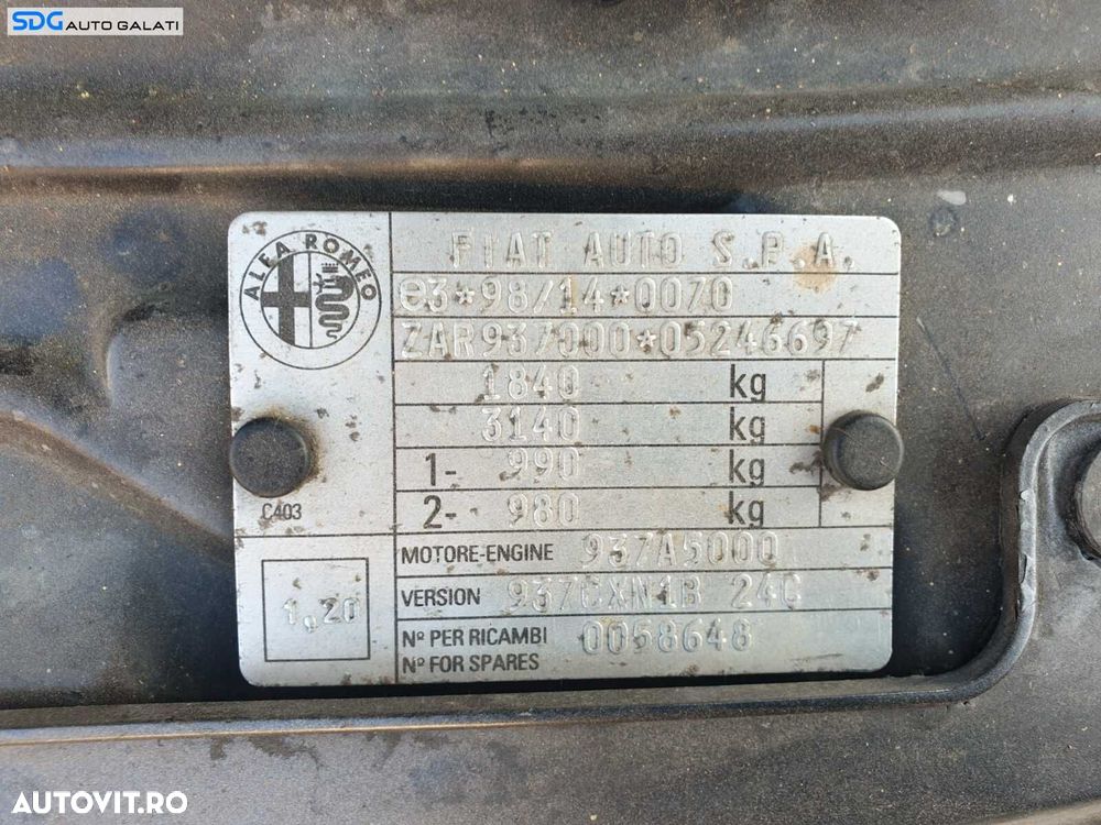 Chiulasa Chiuloasa Echipata cu Supape Tacheti Culbutori Alfa Romeo GT 1.9 JTD 2003 - 2010 Cod cesdgbagt1 - 2