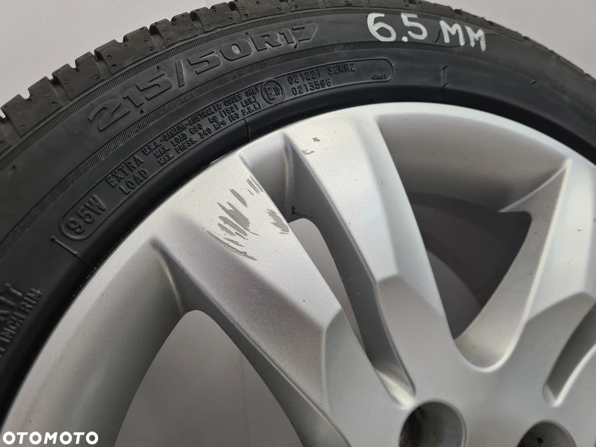peugeot 3008 i koła felgi aluminiowe 215/50 17 9675498677 - 7