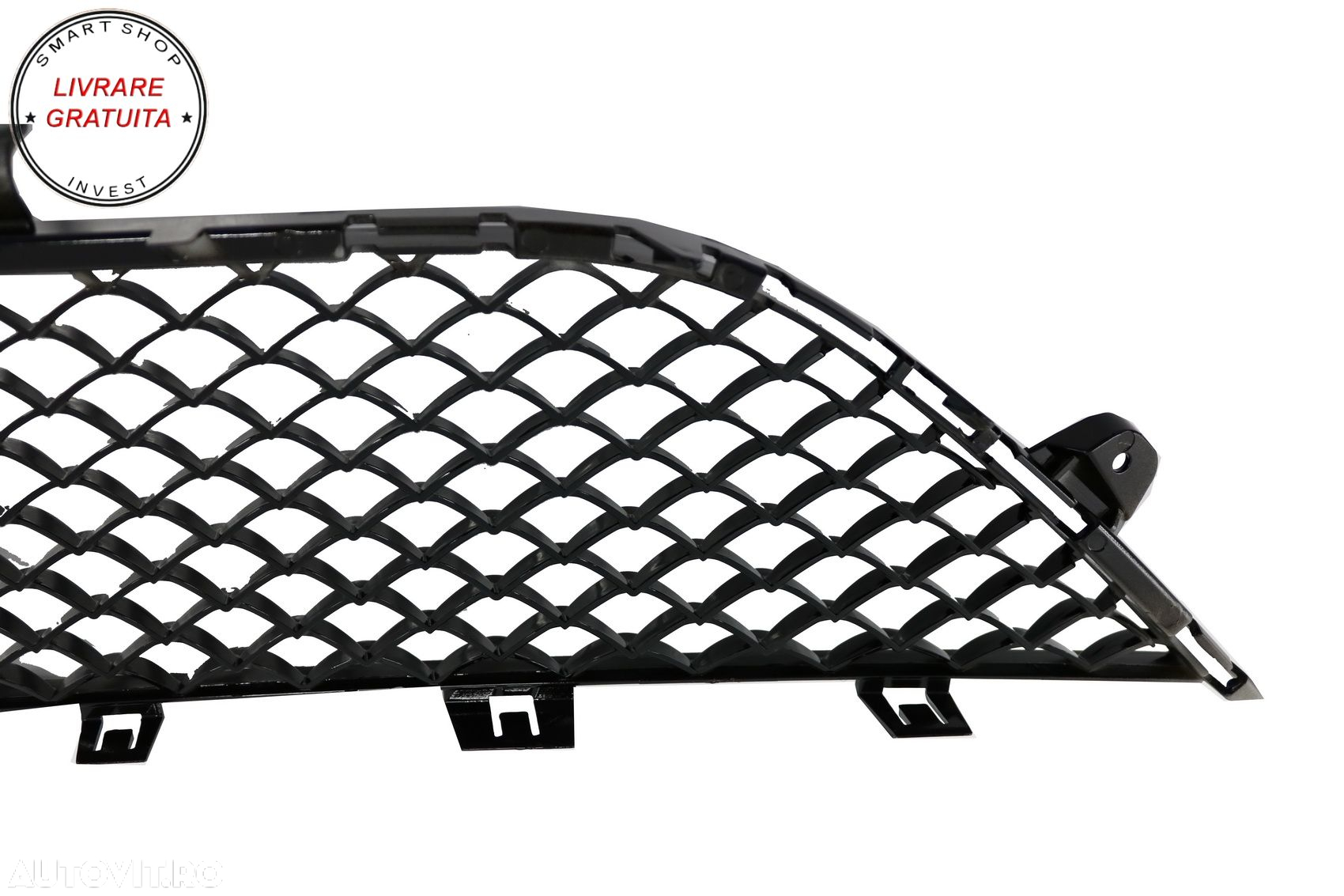 Grila Central Inferioara Mercedes S-Class W222 (2013-2017) S63 Design Negru Lucios- livrare gratuita - 6