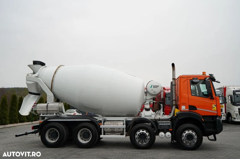 Iveco X-WAY 420 / 8X4 / 9 MIXER CUBIC / SCHWING STETTER / AUTOMAT / EURO 6 - 7