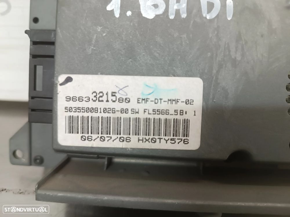 DISPLAY MULTIFUNÇÕES / NAVEGAÇÃO CITROEN C5 II REF. 9663321580 - 3