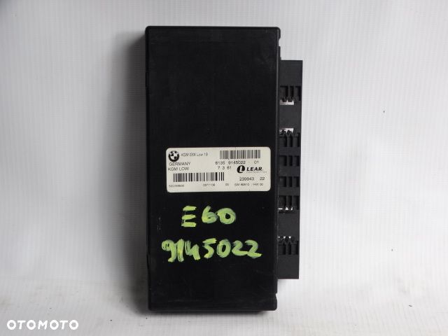 BMW 5 E60 E61 6 E63 E64 KGM LOW E6X 239943 Moduł Komfortu Nadwozia 9145022 61359145022 Sterownik - 2