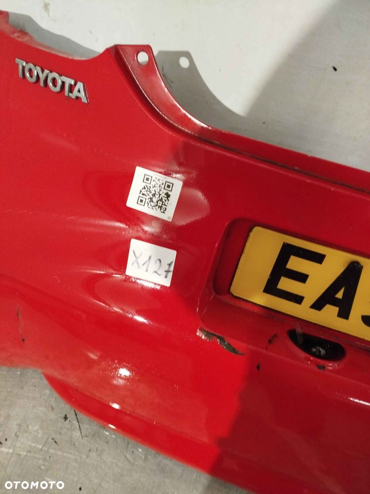 + ZDERZAK TYŁ TYLNY TOYOTA AYGO I 1 3P0 CZERWONY - 5