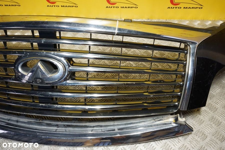 INFINITI QX QX56 QX80 2011 - 2018 Zderzak Przód Atrapa Grill Kamera USA - 5