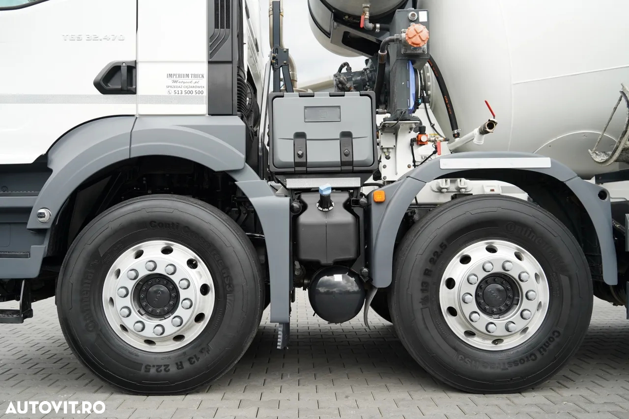 MAN TGS 32.470 / 8X4 / BETONIERĂ / 9 M3 / CIFA / JANTE DIN ALIAJ / EURO 6 / CONTRACT DE SERVICE POST-SERVICE - 22