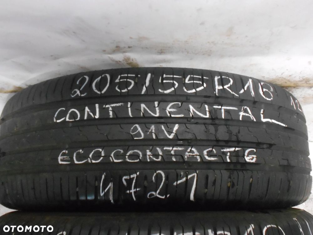 OPONY 205/55R16 CONTINENTAL ECO CONTACT 6 DOT 4721 7MM - 2