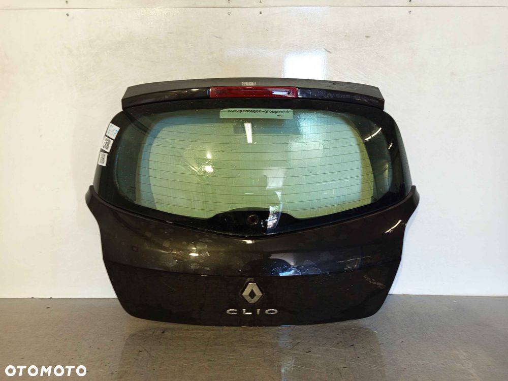 + KLAPA TYŁ TYLNA BAGAŻNIKA RENAULT CLIO III 3 NV676 CZARNA - 1