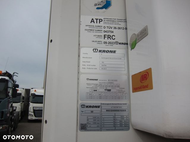 Krone SD Cooliner 3 Achs Tiefkuhler - 3