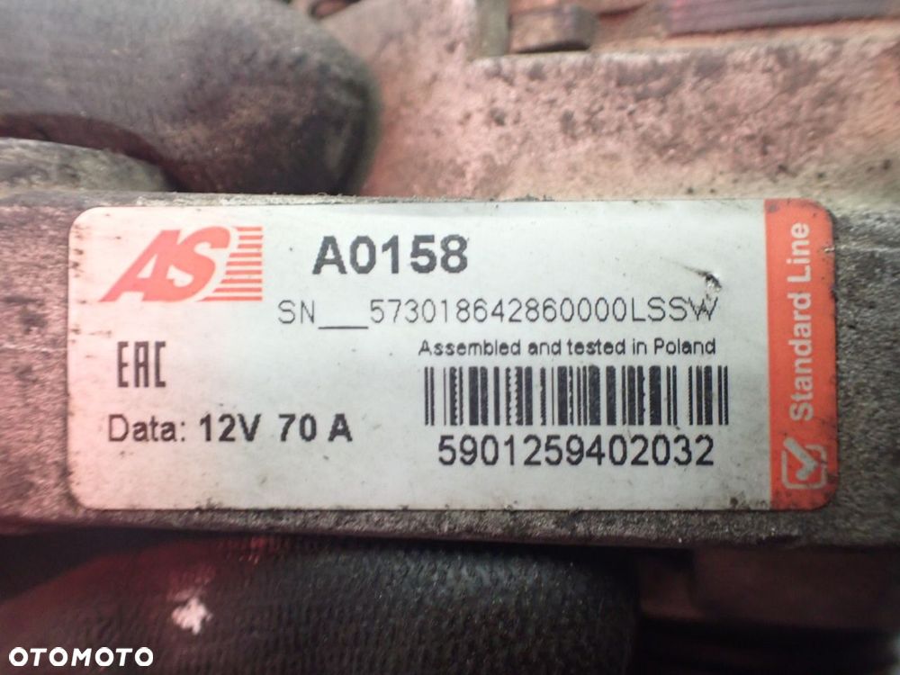 ALTERNATOR 70A SKODA FABIA I A0158 - 6