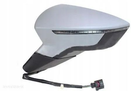 Lusterko Seat Ateca 16-20 Lewe Składane Elektrycznie Migacz Lampka - 1