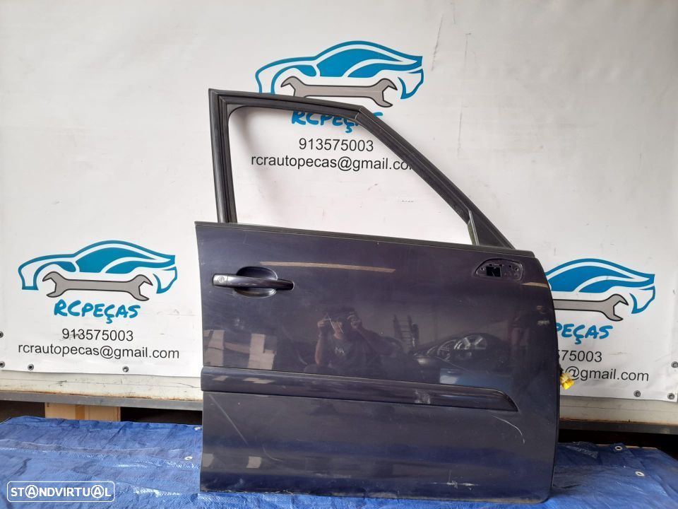 PORTA PORTAS FRENTE FRONTAL DIREITA CITROEN C4 GRAND PICASSO I 1 MK1 UA C4 PICASSO UD 9004Y0 FECHO ELEVADOR MOTOR PUXADOR VIDRO RETROVISOR RETROVISORES - 1