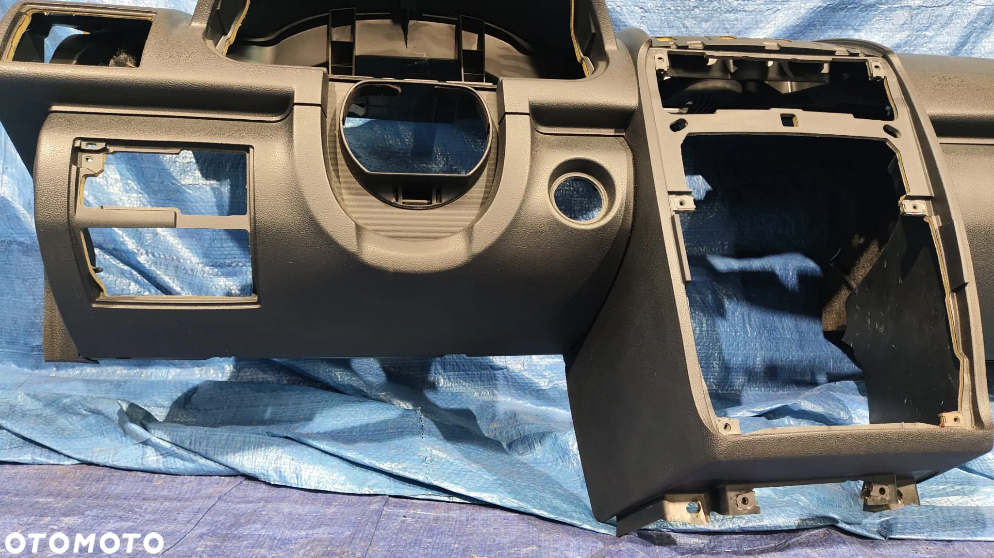 DESKA ROZDZIELCZA KONSOLA SCHOWEK PASAŻERA PODUSZKA KIEROWCY PASAŻERA SENSOR AIRBAG PAS PASY BEZPIECZEŃSTWA PRZÓD TYŁ KOMPLET ZESTAW CZARNE MERCEDES A-KLASA W169 A169 LIFT 5D 5 DRZWI AVANTGARDE - 6