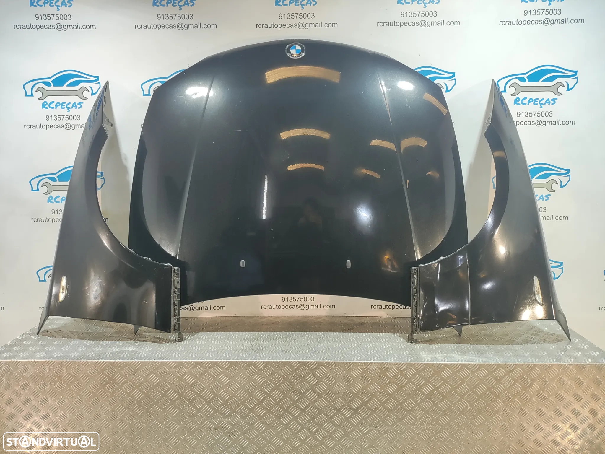 FRENTE COMPLETA BMW SERIE 1 E87 E81 PACK M PARACHOQUES SENSORES GUARDA-LAMAS OTICAS RADIADOR VENTILADOR FRENTE FIBRA REFORÇO - 6