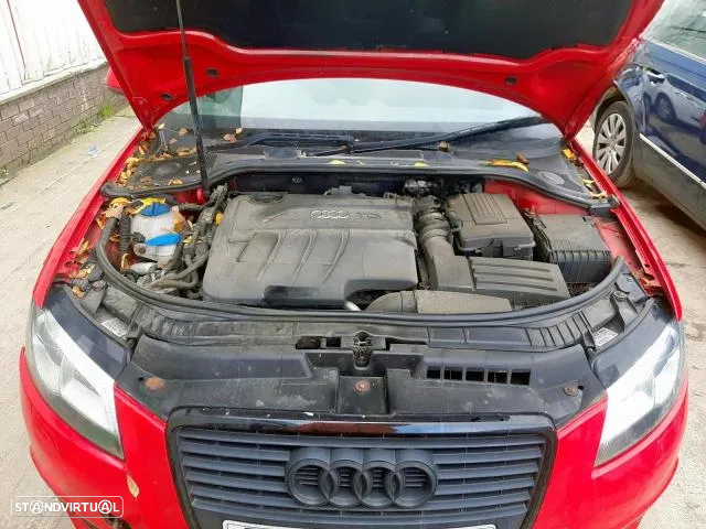 AUDI A3 8P SLINE S-LINE 2.0 TDI 16V 170CV BMN PEÇA PEÇAS FRENTE COMPLETA MOTOR PORTA PORTAS MALA PARACHOQUES CAPOT FAROLIM FAROLINS AIRBAG JANTE JANTES OTICA OTICAS - 7