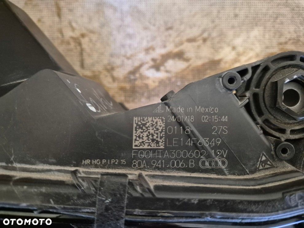 audi q5 80a 941 005b/006b xenon led usa ameryka komplet lamp - 8