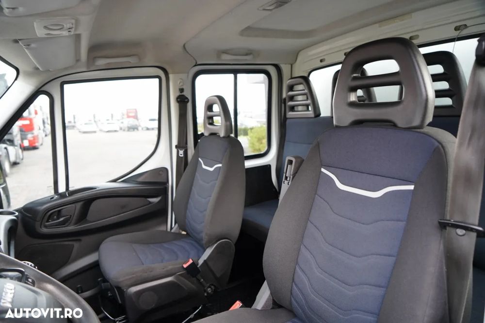 Iveco DAILY 35-140 / BASCULATOR / CU TRACȚIE MÂNĂ / DOUĂ TRACȚII / MANUAL / 6 LOCURI / - 26