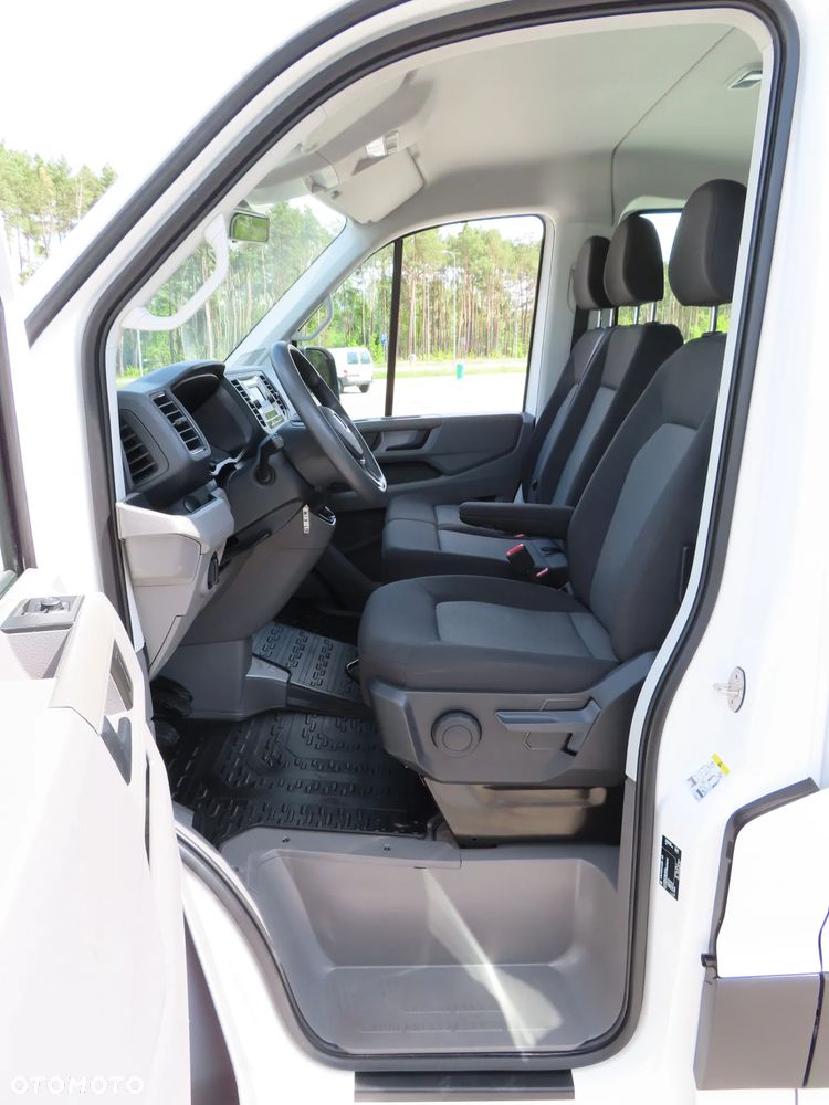 Volkswagen Crafter 35 TDI 2.0 140 KM Doka Brygadowy DUBEL MIXTO 7-Mio.Os + 1153 Kg Ład. Skrzynia Otwarta 3513 mm Długa Rozstaw Osi 4490 mm L4 HAK 3000 Kg Udźwig Stan Wizualny I Techniczny JAK NOWY Gotowy Dostępny OKAZJA POLECAM - 36