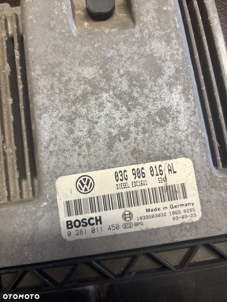 VW TOURAN STEROWNIK KOMPUTER SILNIKA 03G906016 AL - 2