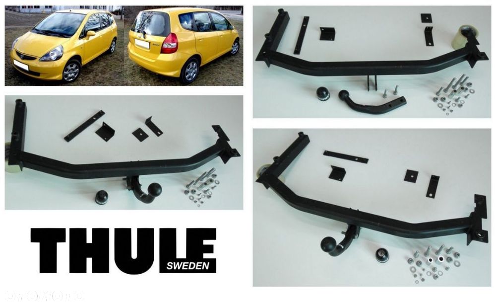 Markowy Kompletny Nowy Hak Holowniczy Thule Brink + Kula do Honda Jazz 3 III od 2007 do 2014 GWARANCJA HIT - 1