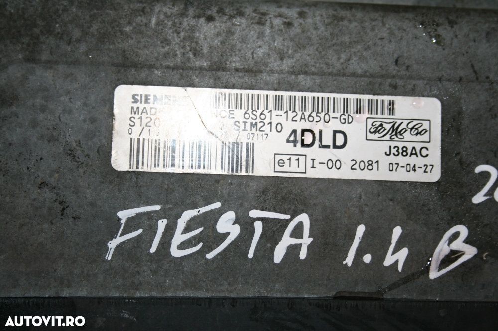Calculator Motor Ford Fiesta Fusion 1.4 benzina Motor FXJA - 1