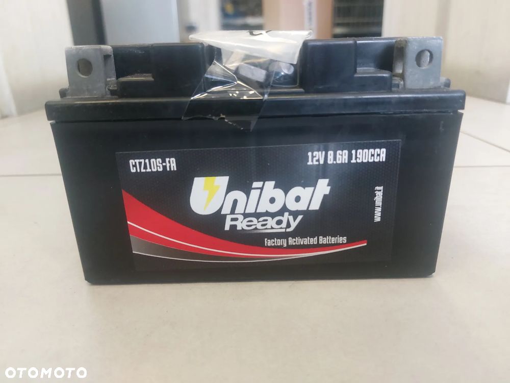 AKUMULATOR UNIBAT READY FA CTZ10S-FA 12V 8.6AH 190A MOTOCYKLE SKTURY QUADY - 2
