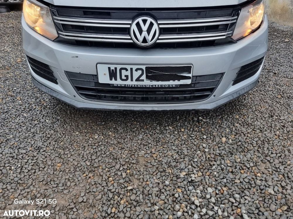 Bara fata Volkswagen Tiguan 5N Facelift 2011 - 2015 Argintiu (1399) Diesel model fara ... - 1