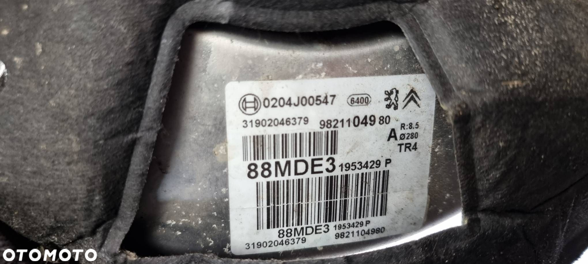 SERWO HAMULCOWE CITROEN BERLINGO III 9821104980 - 3