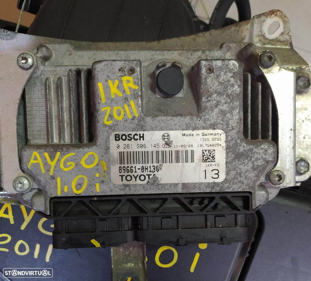centralina Toyota Aygo - Yaris 1.0i 68cv 1KR 0261s06145 89661-0H130 - 1
