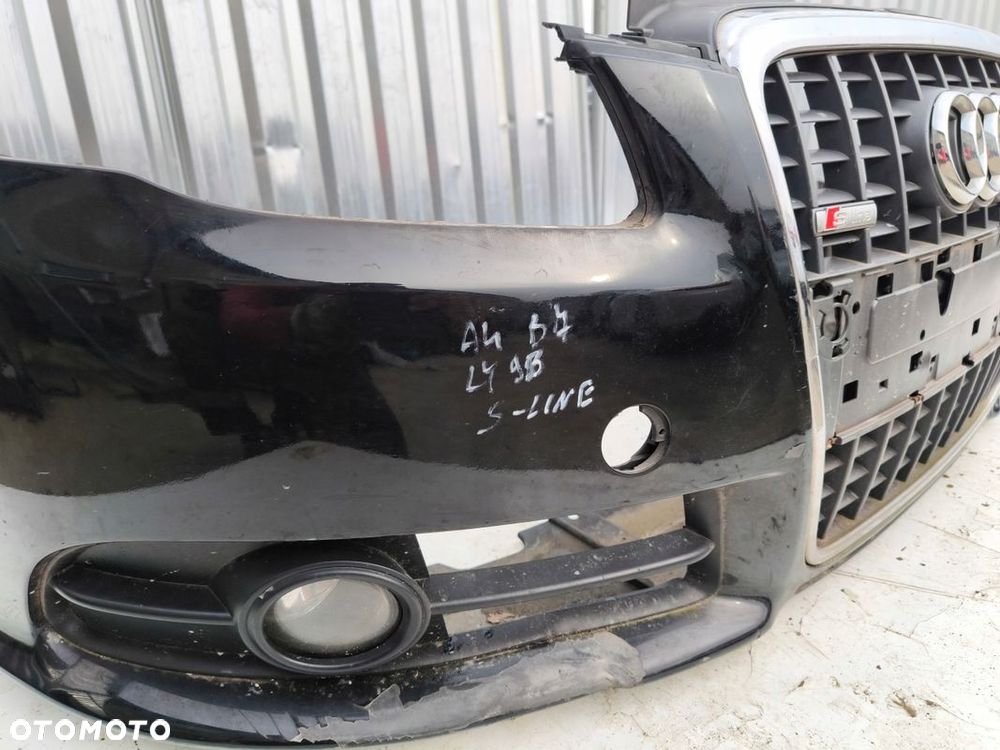 ZDERZAK PRZÓD KOMPLETNY AUDI A4 B7 S LINE LY9B DO POPRAWEK ! - 4