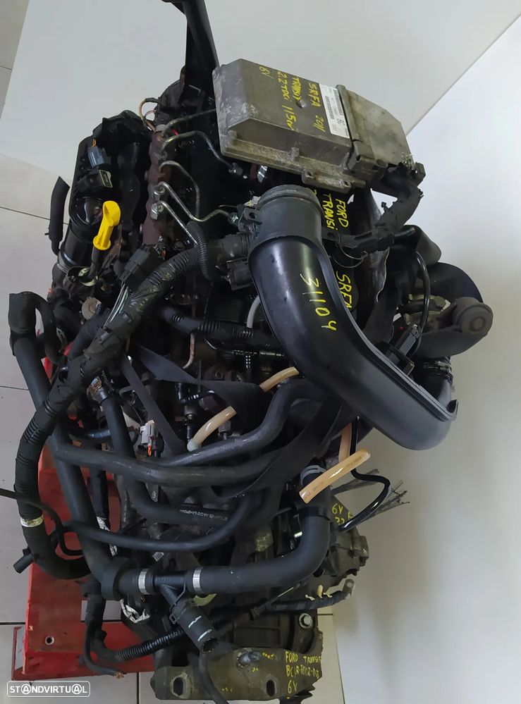 Motor Ford Transit 2.2 TDCI 115cv SRFA - caixa 6 velocidades 8C1R-7002-DG - centralina AC11-12A650-BC - 4
