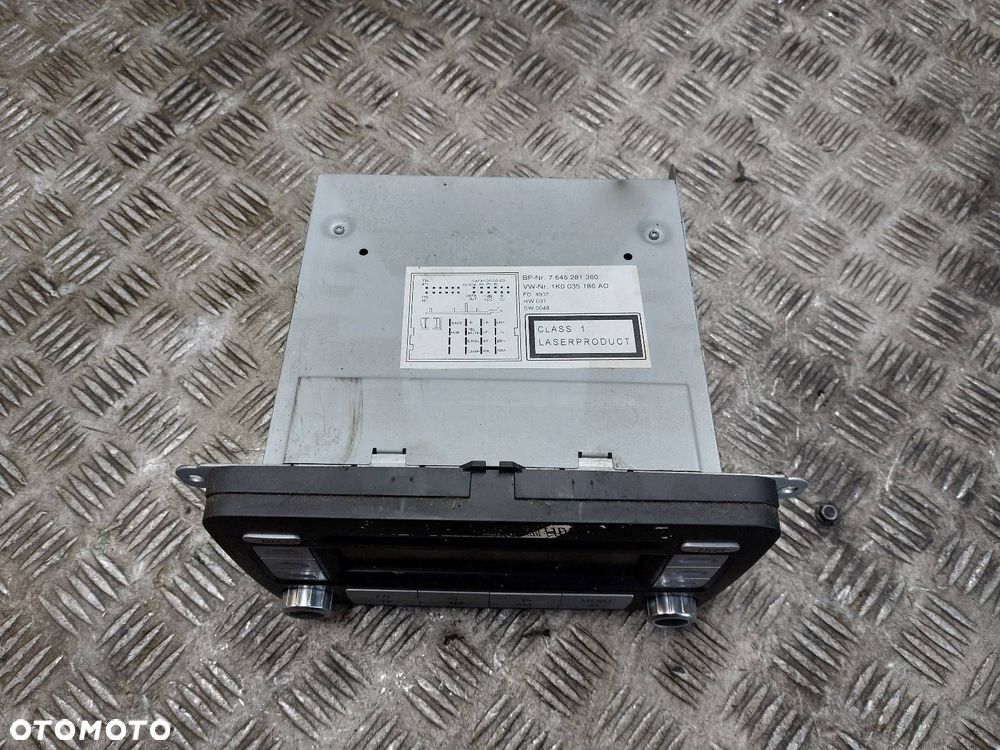 RADIO ODTWARZACZ  VOLKSWAGEN GOLF V 1K0035186AD - 3