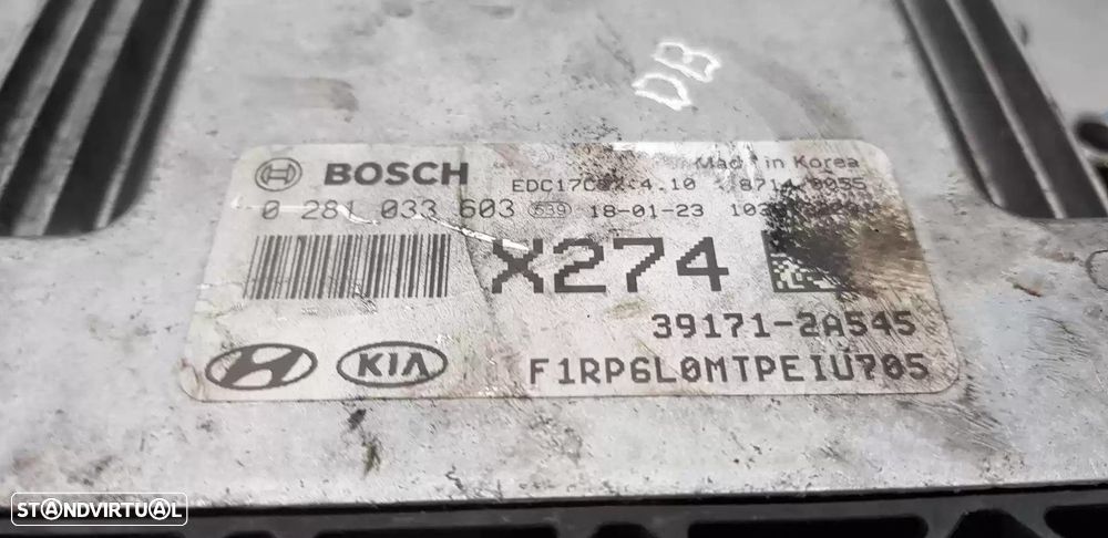CENTRALINA MOTOR UCE KIA CARENS IV 2018 -391712A545 - 4
