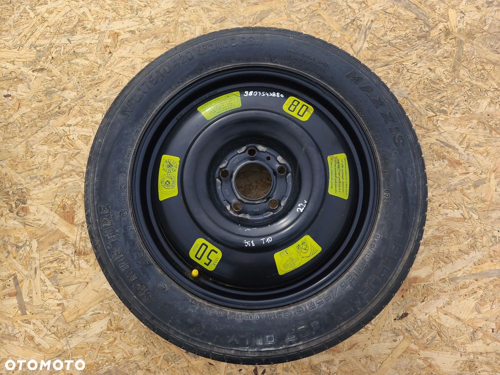 KOŁO DOJAZDOWE ZAPASOWE 125/85R16  5X108 16 CALI PEUGEOT CITREON OPEL TOYOTA - 2