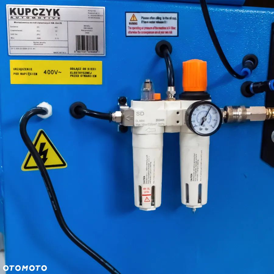 Montażownica do opon wymiany kół 26" automat KM-26A 2 Biegi Kupczyk - 16