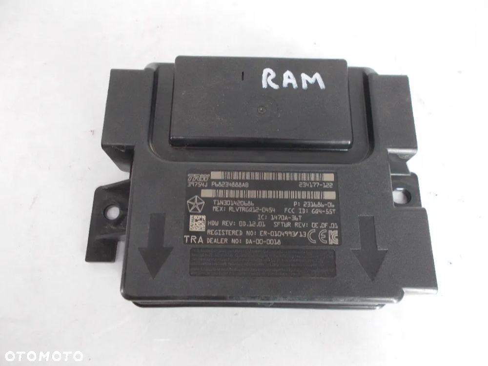 MODUŁ RADIA ANTENA STEROWNIK 68234888AB DODGE RAM - 2