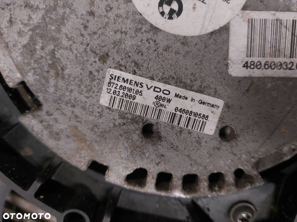 CHŁODNICE KOMPLET + WENTYLATOR BMW E61 520D 2.0 D 77260104 7805603 - 5