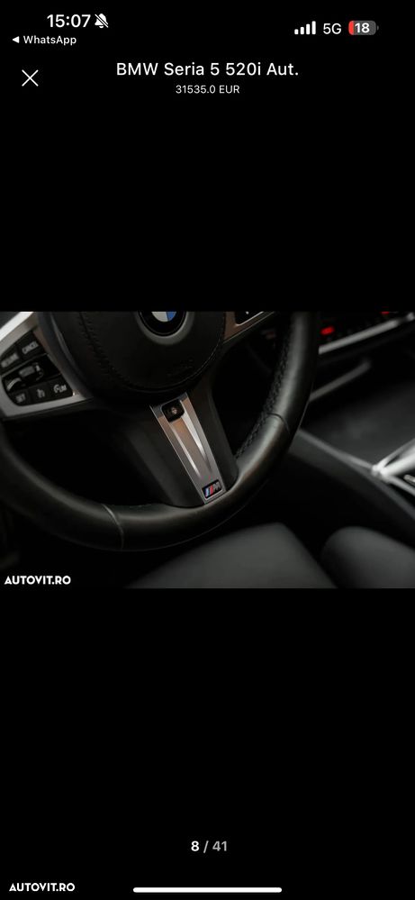 BMW Seria 5 520e AT PHEV - 10
