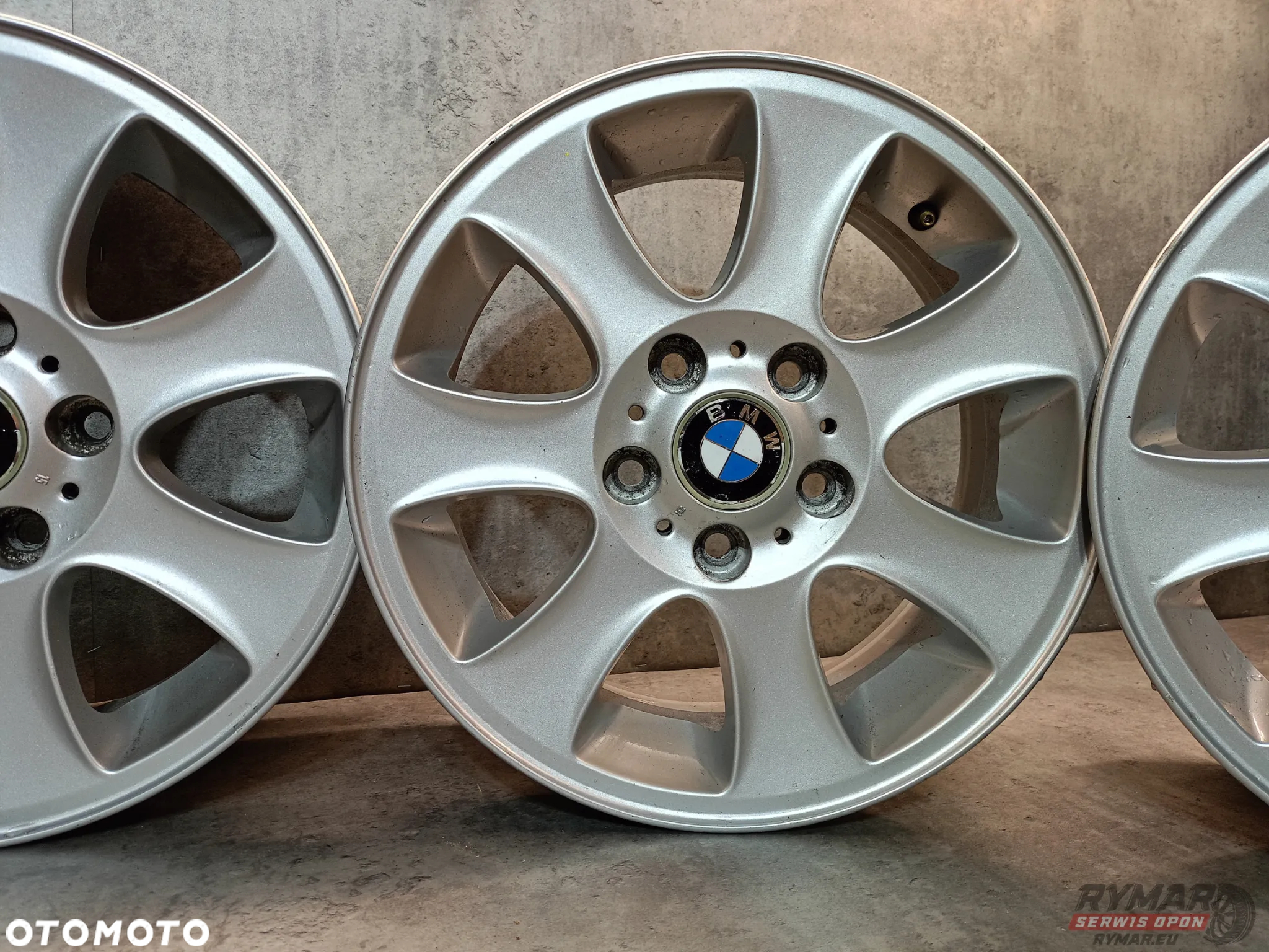 ŚLĄSK ALUFELGI 7X16" 5x120 ET44 ORYGINAŁ BMW KOMPLET - 3