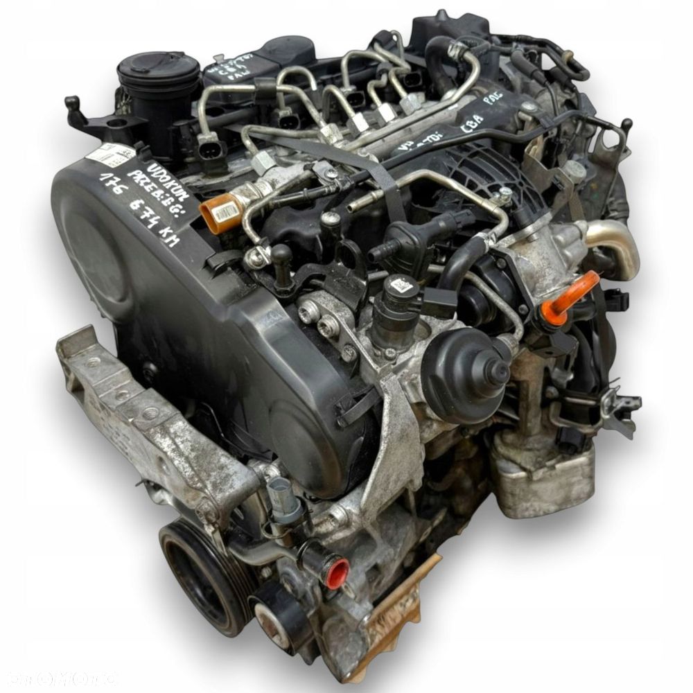 SILNIK CBA CBAB VW Golf VI Eos Passat B6 CC Tiguan Audi A3 II 8P 2.0 TDI - 9