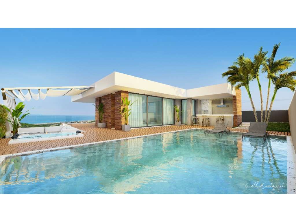 Moradia Nazaré com piscina e vista mar - Grande imagem: 4/11