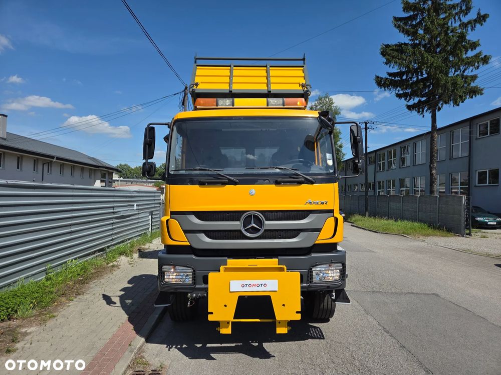 Mercedes-Benz AXOR 1824 // 4x4 4WD AWD // BLOKADY TERENOWE ZWOLNICE // NOWY KIPER WYWROTKA 3str // NISKI PRZEBIEG // MOŻLIWY HDS // OPONY 100% // JAK NOWY - 10