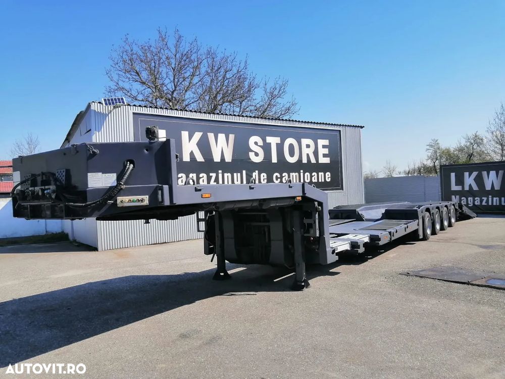 Langendorf Trailer-Tiefbett, 4 Axe, 59 to, extensie, TOP !!! - 13