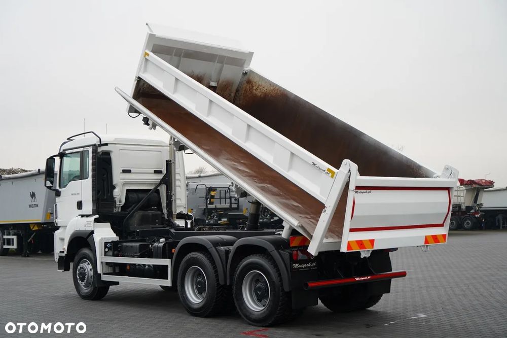 MAN TGS 26.480 / 6X6 / 3 STRONNA WYWROTKA /  HYDROBURTA / MANUAL / BORDMATIC - 3
