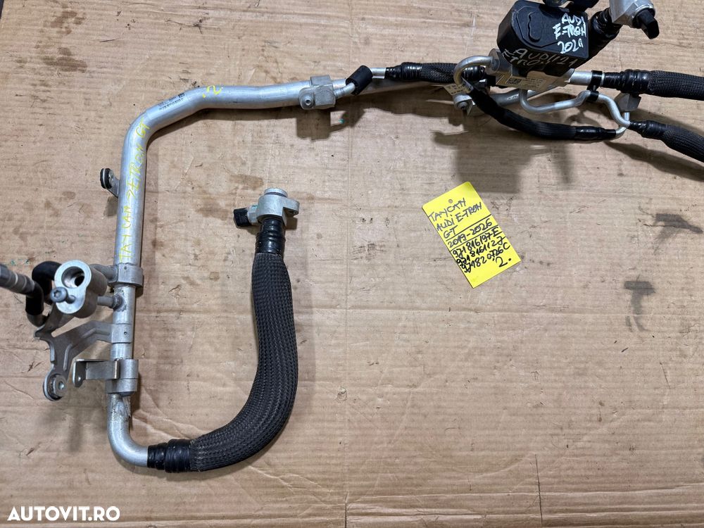 Conducta, furtun, teava aer conditionat POERSCHE TAYCAN ,AUDI E-TRON GT 2019-2025 cod 9J1816112J, 9j1816197E, 9J1820726C - 2