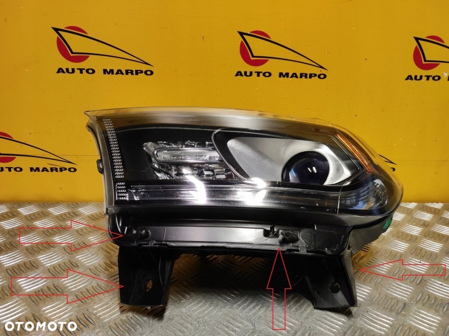 DODGE DURANGO 2014- REFLEKTOR LAMPA ZWYKŁA SOCZEWKOWA BEZ LED L USA - 6